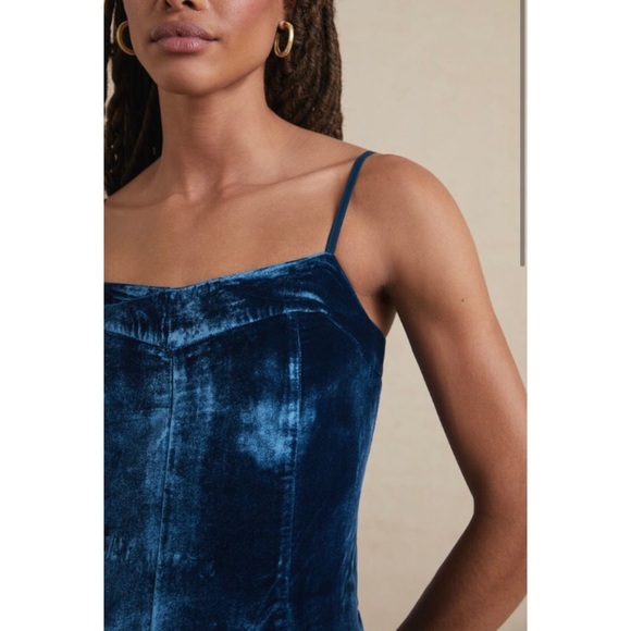 NWT ANTHROPOLOGIE MAEVE ANDROMEDA VELVET JUMPSUIT - Picture 12 of 14
